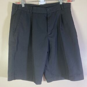 Men's Nike Golf 34 W Black Shorts Casual Pleated Black 405850 010